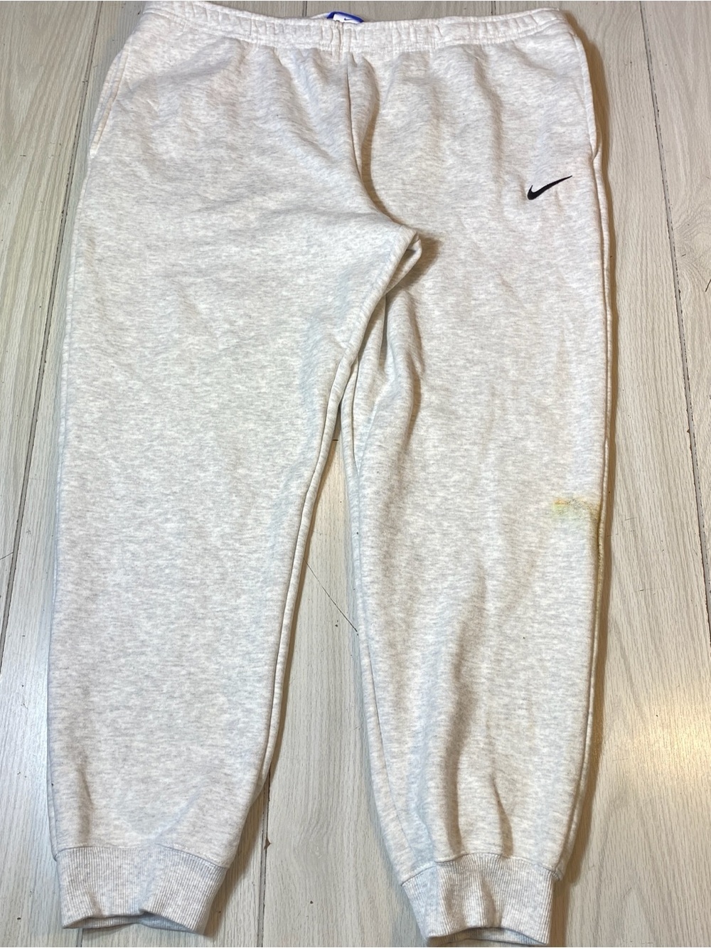 Nike Studio Fleece Sweatpants Men’s Size XL Gray Cuffed Joggers NWT .